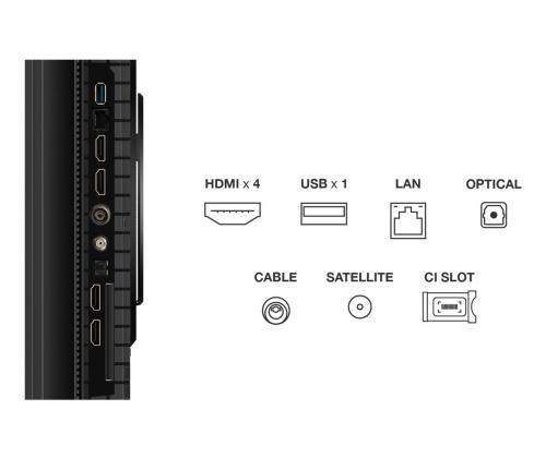 TV Set TCL 75 " 4K Ultra HD 3840 x 2160 pixels Flat 16:9 QLED 75P8K