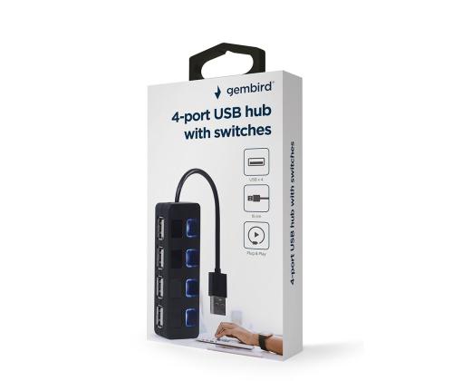 I/O HUB USB2 4PORT/UHB-U2P4-05 GEMBIRD