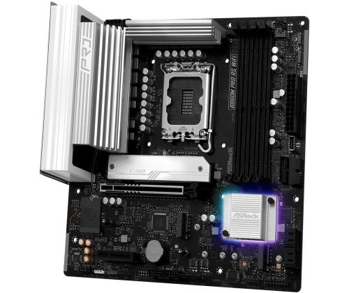 Mainboard ASROCK Intel B860 LGA 1851 (Socket V1) micro ATX RAM DDR5-SDRAM 4xSlots Wi-Fi Yes…