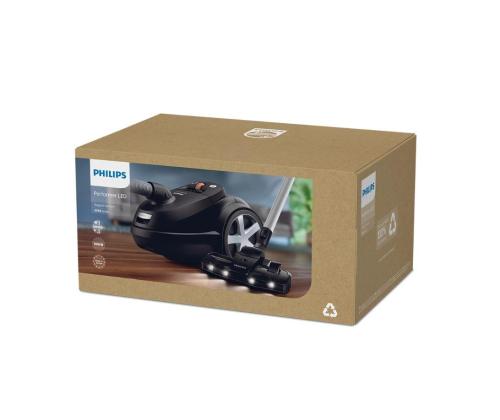 Vacuum Cleaner PHILIPS Bagged 900 Watts Noise 75 dB Black Weight 5.3 kg XD8122/10