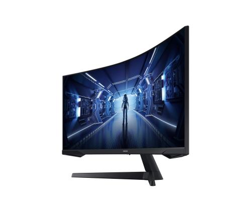 LCD Monitor SAMSUNG Odyssey G5 34" Gaming/Curved/21 : 9 Panel VA 3440x1440 21:9 1 ms Tilt Colour…