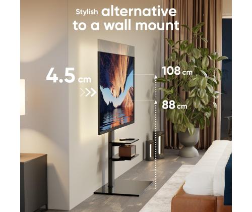 TV SET ACC FLOOR STAND /32-65"/BLACK TS5550-B ONKRON