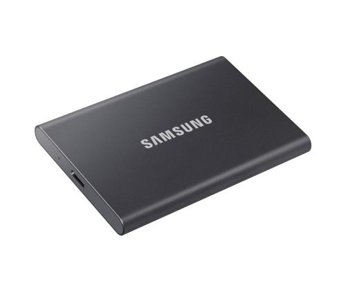 External SSD SAMSUNG T7 1TB USB 3.2 Write speed 1000 MBytes/sec Read speed 1050 MBytes/sec MU…