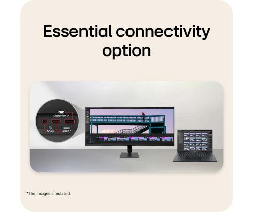 LCD Monitor LG 34 " 3440 x 1440 pixels UltraWide Quad HD Native aspect ratio 21:9 LCD Curved…