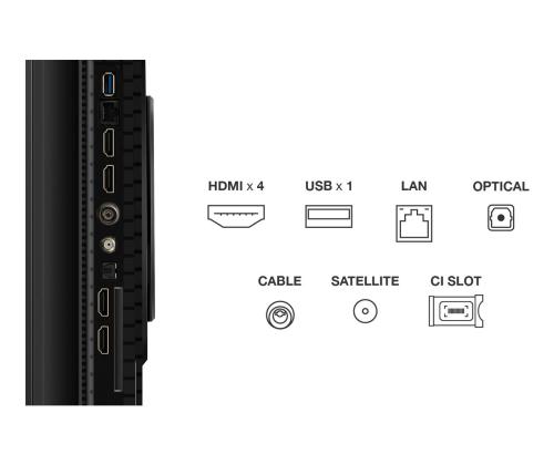 TV Set TCL 55 " 4K Ultra HD 3840 x 2160 pixels Flat 16:9 QLED 55P8K