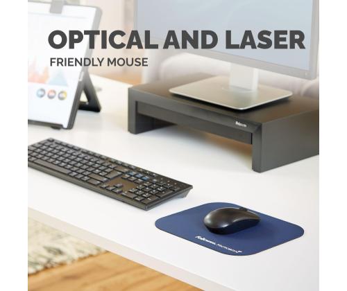 MOUSE PAD MICROBAN/BLUE 5933805 FELLOWES