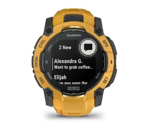 SMARTWATCH INSTINCT 3 SOLAR/SUNBURST 010-02935-02 GARMIN