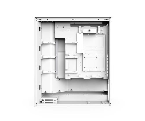 Case NZXT H7 Flow RGB MidiTower ATX EATX MicroATX MiniITX Colour White CM-H72FW-R1