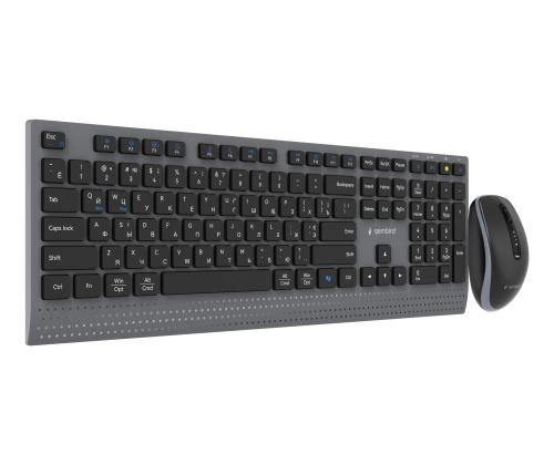 KEYBOARD +MOUSE WRL CYRILLIC/BK KBS-WPS-02-CYRL GEMBIRD
