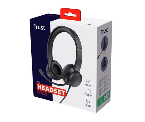 HEADSET AYDA PC 3.5MM/25087 TRUST