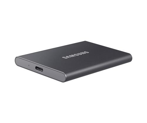 External SSD SAMSUNG T7 1TB USB 3.2 Write speed 1000 MBytes/sec Read speed 1050 MBytes/sec MU…