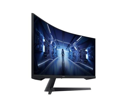 LCD Monitor SAMSUNG Odyssey G5 34" Gaming/Curved/21 : 9 Panel VA 3440x1440 21:9 1 ms Tilt Colour…