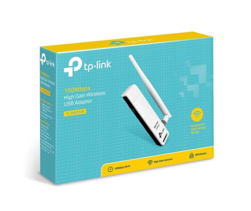 WRL ADAPTER 150MBPS USB HIGH/GAIN TL-WN722N TP-LINK