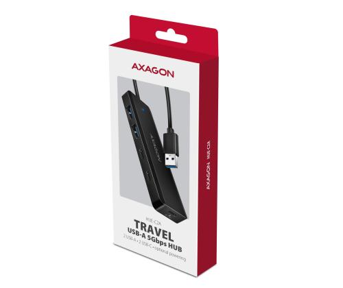 I/O HUB USB TRAVEL/0.19M HUE-C2A AXAGON