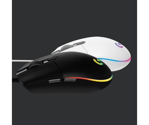 MOUSE USB OPTICAL G203/BLACK 910-005796 LOGITECH