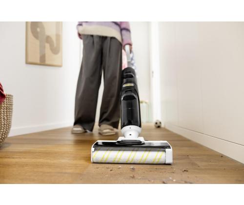 Vacuum Cleaner KARCHER FCV 4 Dry&wet 3-in-1 stick vacuum White/Black Bagless Battery 1.056-131.0