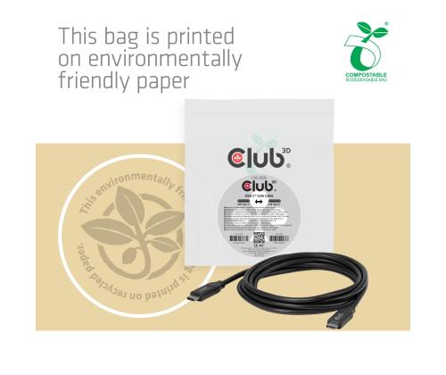 CABLE USB-C 2M/CAC-2506 CLUB3D