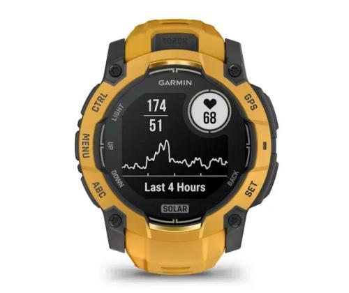 SMARTWATCH INSTINCT 3 SOLAR/SUNBURST 010-02935-02 GARMIN