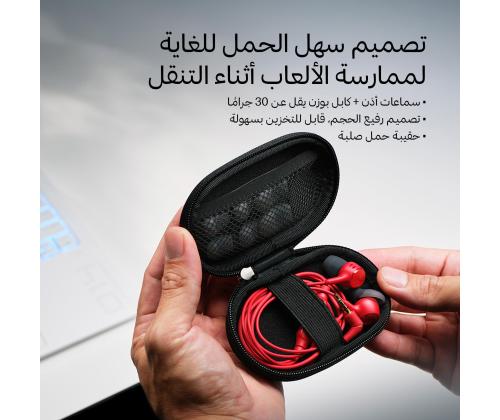 HEADSET HYPERX CLOUD EARBUDS/III BLACK BN7R9AA HYPERX