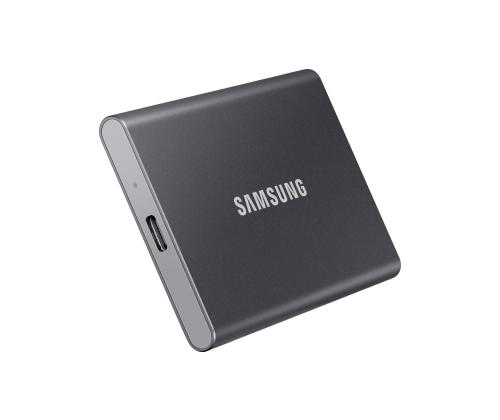 External SSD SAMSUNG T7 1TB USB 3.2 Write speed 1000 MBytes/sec Read speed 1050 MBytes/sec MU…