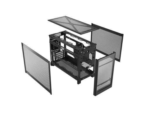 Case MONTECH micro ATX/Mini-ITX Black Mini Tower PC Ten TEN(B)