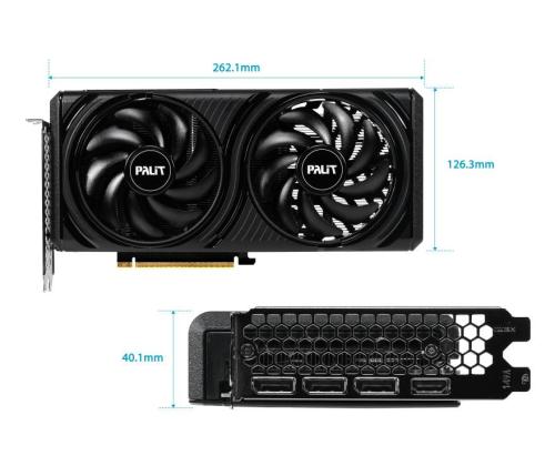 Graphics Card PALIT NVIDIA GeForce RTX 5060 2280 MHz 8 GB GDDR7 128 bit PCI Express 5.0 Active…
