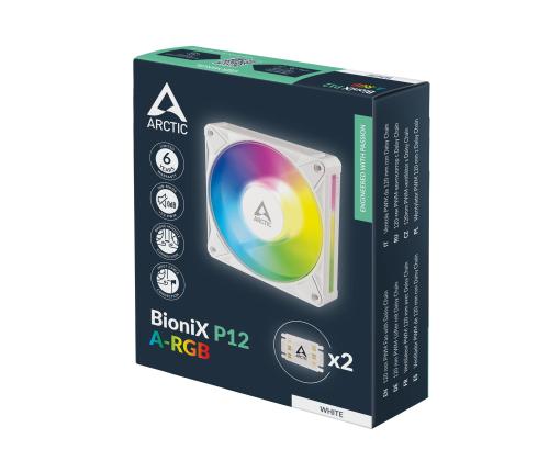 CASE FAN 120MM BIONIX P12 ARGB/WHT ACFAN00336A ARCTIC