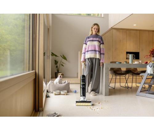 Vacuum Cleaner KARCHER FCV 4 Dry&wet 3-in-1 stick vacuum White/Black Bagless Battery 1.056-131.0