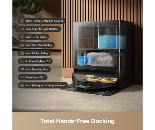 VACUUM CLEANER ROBOT/X60 PRO ULT RLX96DE-BK DREAME