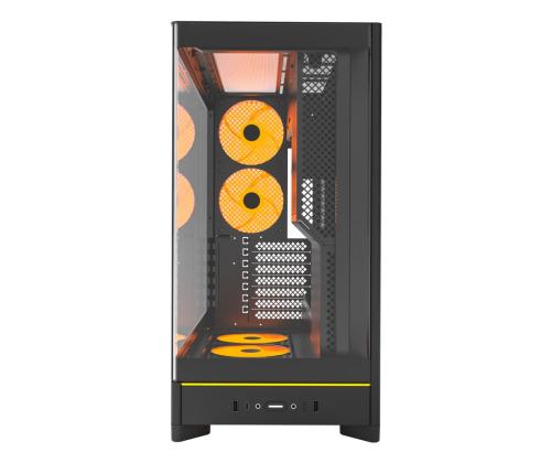 Case MONTECH HS02 PRO MidiTower Case product features Removeable HDD basket/Transparent panel Not…