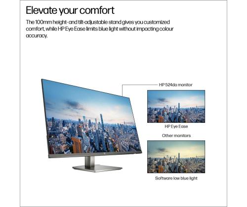 LCD Monitor HP 23.8 " 1920 x 1080 pixels Full HD Native aspect ratio 16:9 LCD Flat B11W5AT