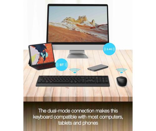 KEYBOARD +MOUSE WRL CYRILLIC/BK KBS-WPS-02-CYRL GEMBIRD