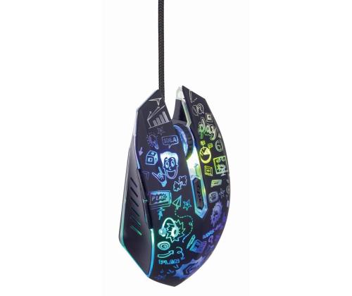 MOUSE USB OPTICAL BLACK/MUS-6B-GRAFIX-01 GEMBIRD