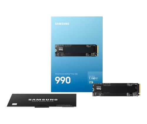 SSD SAMSUNG  1 TB M.2 PCI Express 4.0 NVMe Yes Write speed 6450 MB/s Read speed 7150 MB/s MTBF…