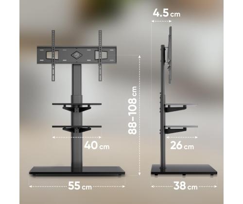 TV SET ACC FLOOR STAND /32-65"/BLACK TS5550-B ONKRON
