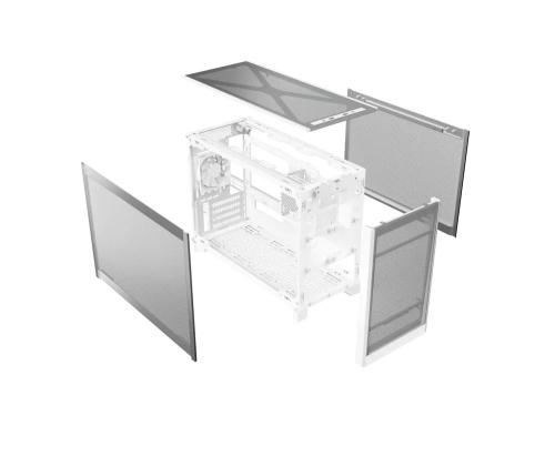 Case MONTECH micro ATX/Mini-ITX White Mini Tower PC Ten TEN(W)