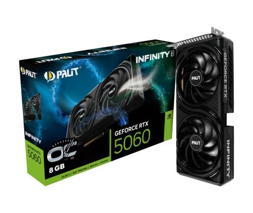 Graphics Card PALIT NVIDIA GeForce RTX 5060 2280 MHz 8 GB GDDR7 128 bit PCI Express 5.0 Active…