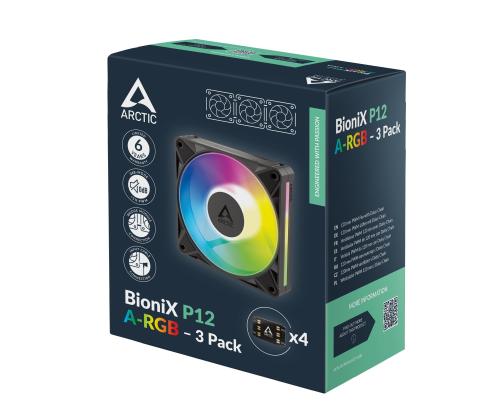 CASE FAN 140MM BIONIX P14 ARGB/3-PACK ACFAN00341A ARCTIC