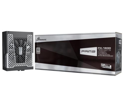 Power Supply SEASONIC PRIME PX ATX 3.0 1600 Watts Efficiency 80 PLUS PLATINIUM MTBF 100000 hours…