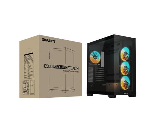 Case GIGABYTE GB-C500P ST MidiTower Case product features Transparent panel ATX MicroATX MiniITX...