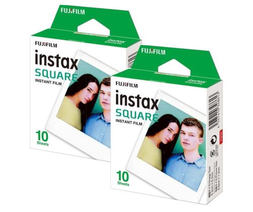 FILM INSTANT COLOR INSTAX SQUARE GLOSSY 2X10PK FUJIFILM