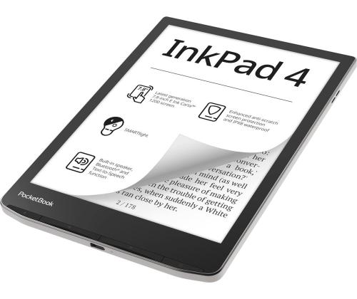 E-Reader POCKETBOOK InkPad 4 7.8" 1872x1404 1xAudio-Out 1xUSB-C Micro SD Wireless LAN Bluetooth...