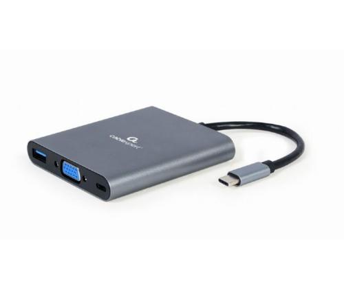 I/O ADAPTER USB-C TO HDMI/USB3/6IN1 A-CM-COMBO6-01 GEMBIRD
