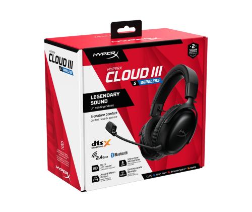 HEADSET HYPERX CLOUD III S WRL/WL BK GAM A59YZAA HYPERX