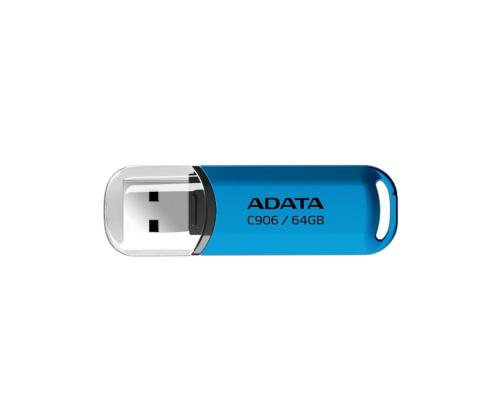 MEMORY DRIVE FLASH USB2 64GB/BLUE AC906-64G-RWB A-DATA