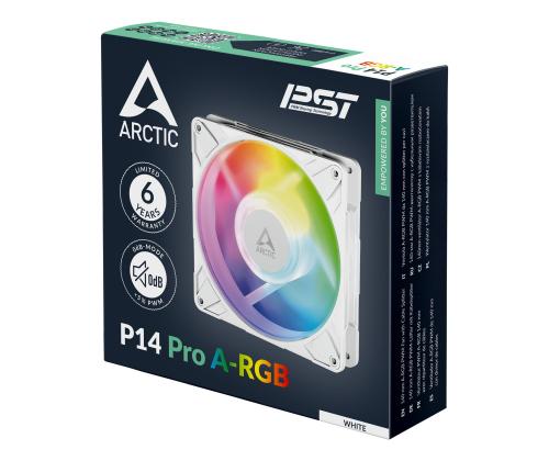 CASE FAN 140MM P14 PRO A-RGB/WHT ACFAN00318A ARCTIC