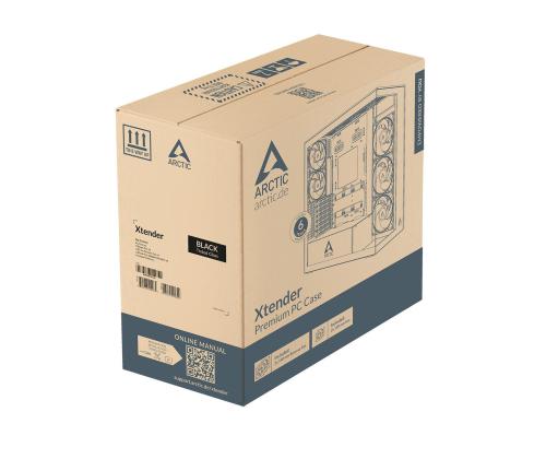 Case ARCTIC Xtender VG (Black) Case product features Transparent panel Not included Colour Black...