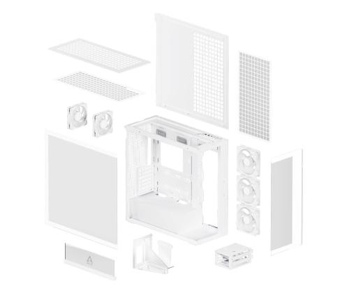 Case ARCTIC Xtender VG (White) Case product features Transparent panel Not included Colour White...