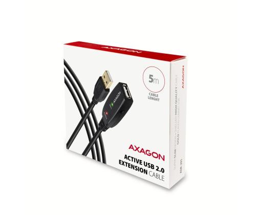 CABLE USB2.0 A-M/A-F ACTIVE/5M ADR-205 AXAGON