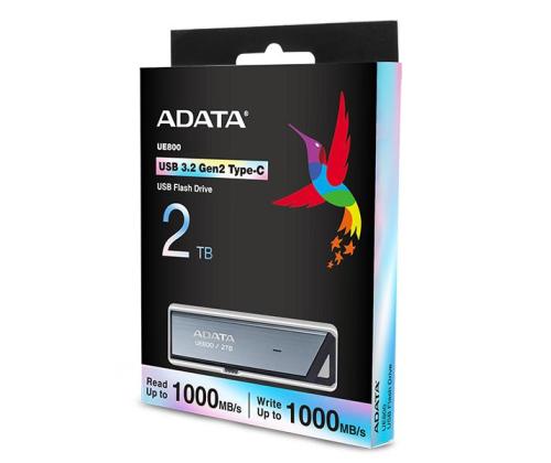MEMORY DRIVE FLASH USB-C 2TB/SILV AELI-UE800-2T-CSG ADATA